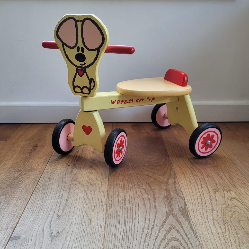 Woezel en Pip Houten loopfiets “Pip”, Ophalen, Gebruikt, Rij- of Hobbelspeelgoed