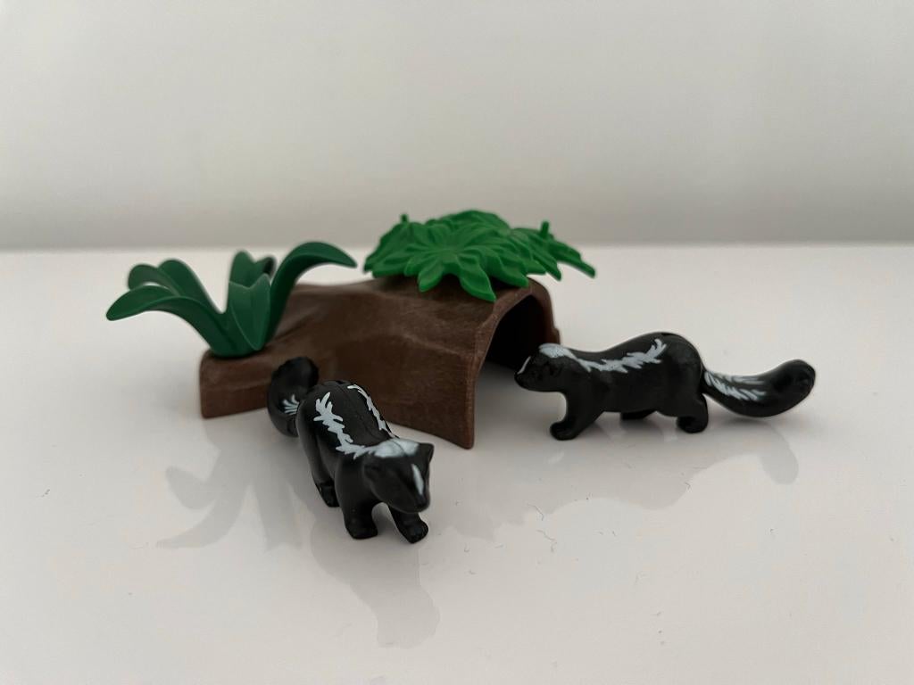 Playmobil Stinkdieren met schuilplaats, Ophalen of Verzenden, Zo goed als nieuw, Complete set