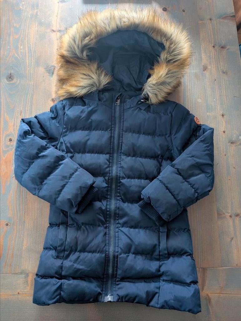 Winterjas Orange Stars maat 116, Jongen of Meisje, Ophalen of Verzenden, Zo goed als nieuw, Orange Stars