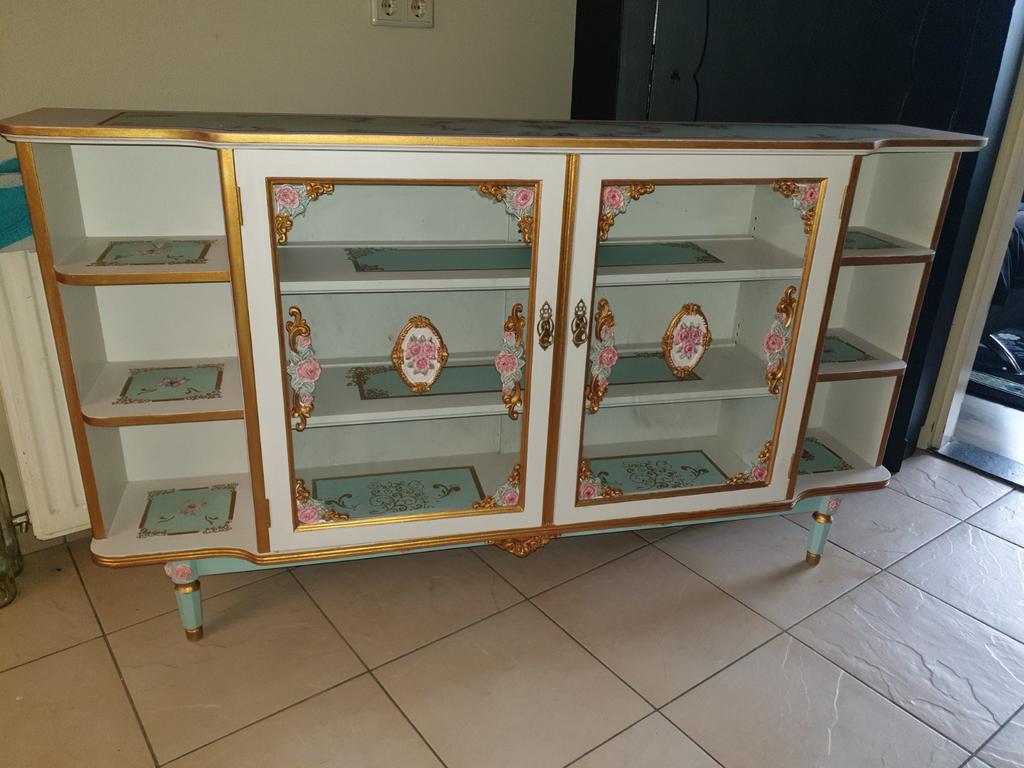 Brocant dressoir, Ophalen, Gebruikt, 25 tot 50 cm, 100 tot 150 cm