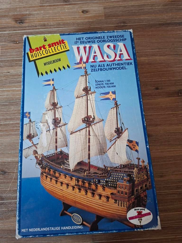 Modelbouwdoos van de Zweedse Wasa, Gebruikt, 1:50 of kleiner, Overige typen, Ophalen