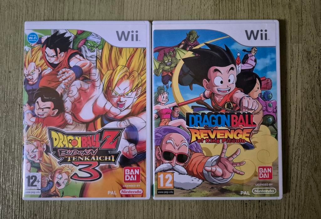2 x Dragon Ball voor de Wii, Gebruikt, Vechten, 2 spelers, Ophalen of Verzenden