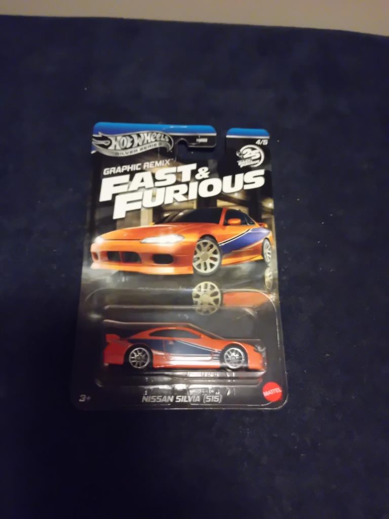 Hot Wheels Fast & Furious Nissan Silvia (S15), Hobby en Vrije tijd, Modelauto's | 1:18, Ophalen of Verzenden, Nieuw, Auto, Hot Wheels