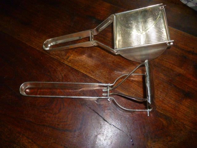 Puree knijper RVS Nieuw 28 x10 cm, Ophalen of Verzenden, Nieuw