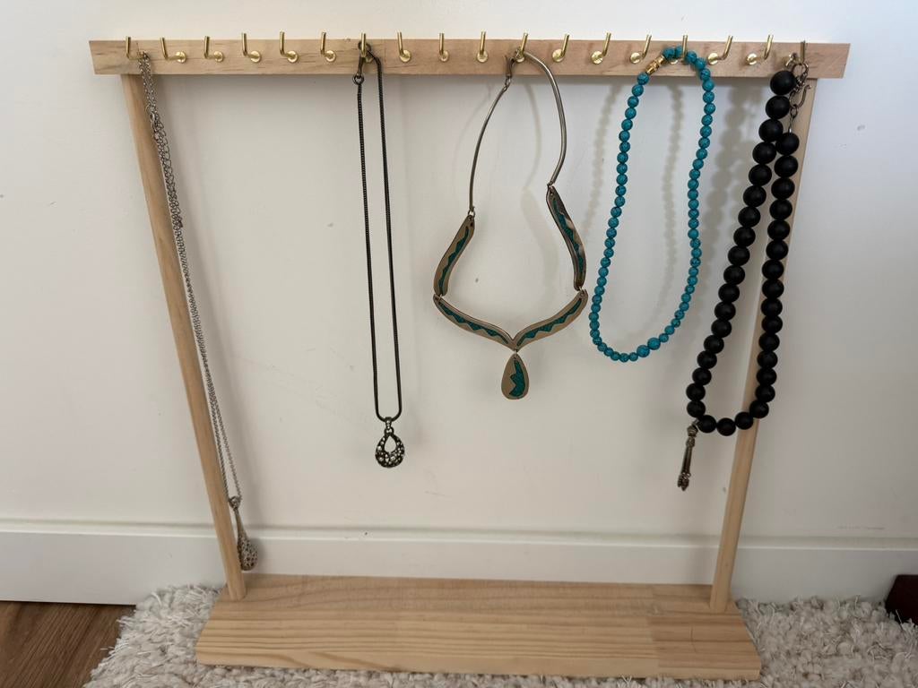 Sieraden rek voor 18 kettingen, Ophalen of Verzenden, Nieuw, Overige kleuren, Overige materialen