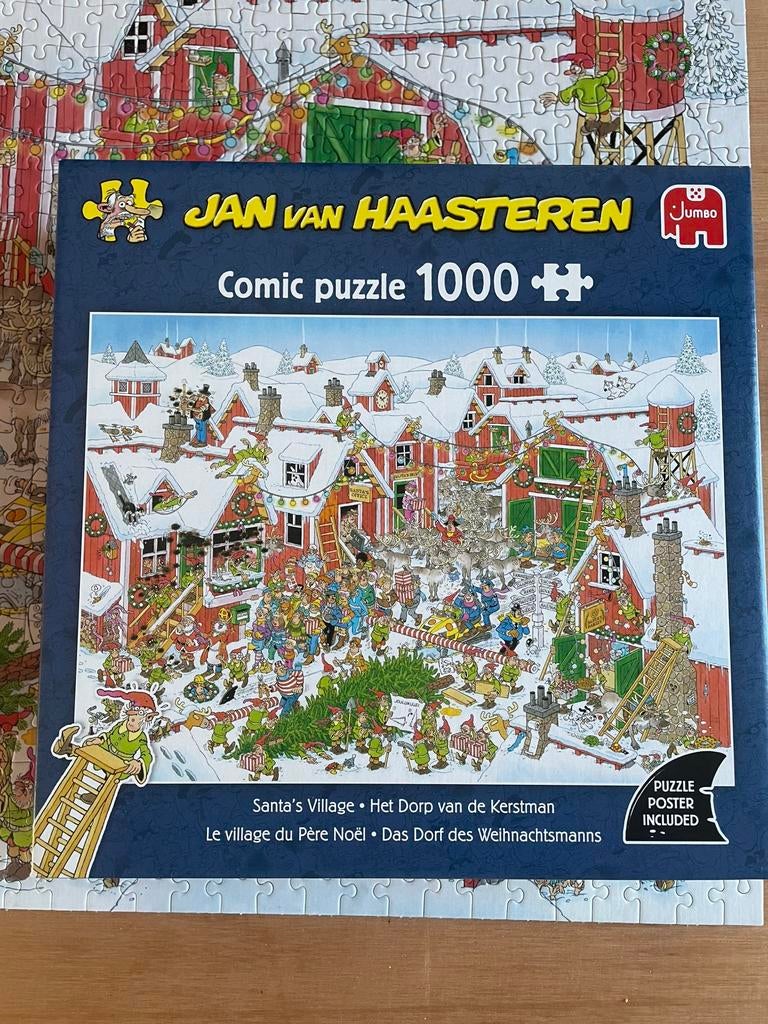 Jan van haasteren 1000 stukjes compleet, Ophalen of Verzenden, 500 t/m 1500 stukjes, Zo goed als nieuw