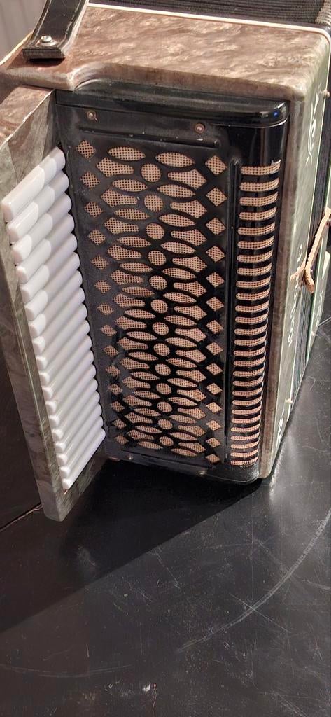 Accordeon - Klassiek instrument, Gebruikt, Met riemen, Overige formaten, Knopaccordeon