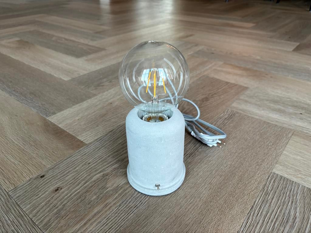 Betonnen Tafellampje - Exclusief bol, Ophalen, Nieuw, Overige materialen, Minder dan 100 cm