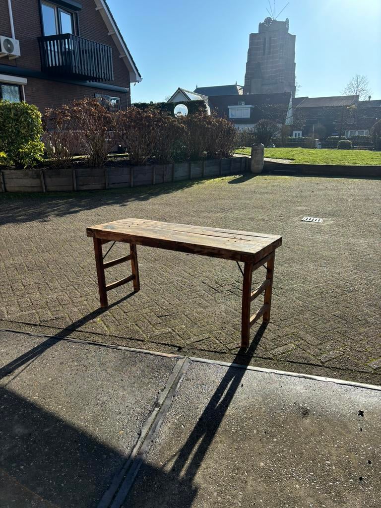 Oud indische markttafels 150x50x72, Ophalen