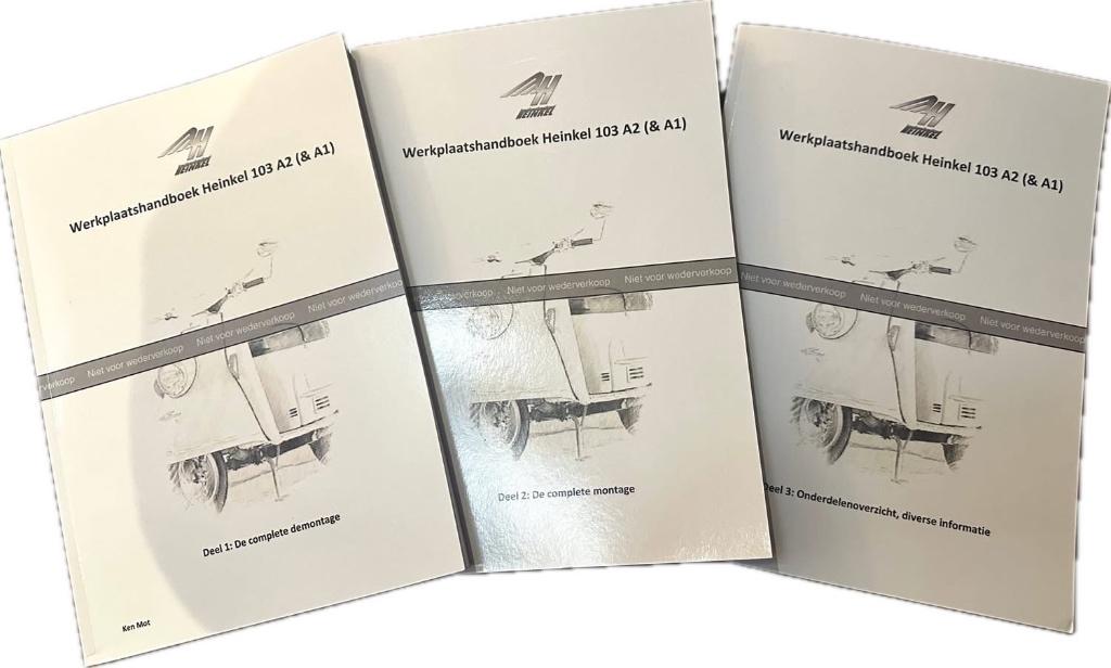 Werkplaatshandboeken voor de Heinkel 103A1&A2, Verzenden, Overige merken