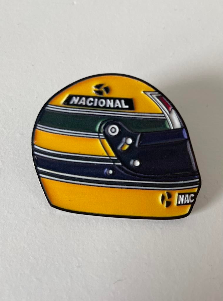 Ayrton Senna pin, Verzamelen, Automerken, Motoren en Formule 1, Verzenden, Zo goed als nieuw, Formule 1