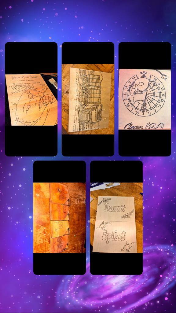 Pyrografie op maat - Houtbewerking, Ophalen of Verzenden, Nieuw, Knutselwerk