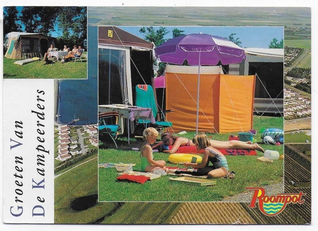 De Roompot de kampeerders Zeeland Ansichtkaart (B2497 ), Ophalen of Verzenden, 1980 tot heden, Ongelopen, Zeeland