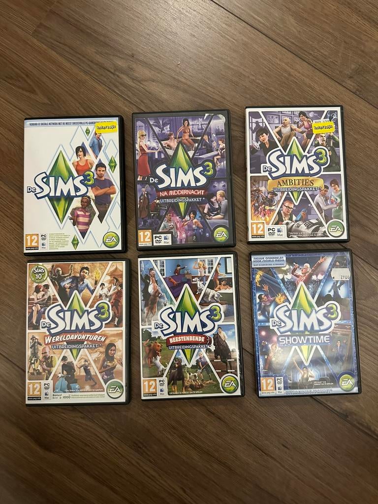 SIMS3 + uitbreidingspakketen, Spelcomputers en Games, Games | Pc, 1 speler, Nieuw, Ophalen of Verzenden, Vanaf 3 jaar