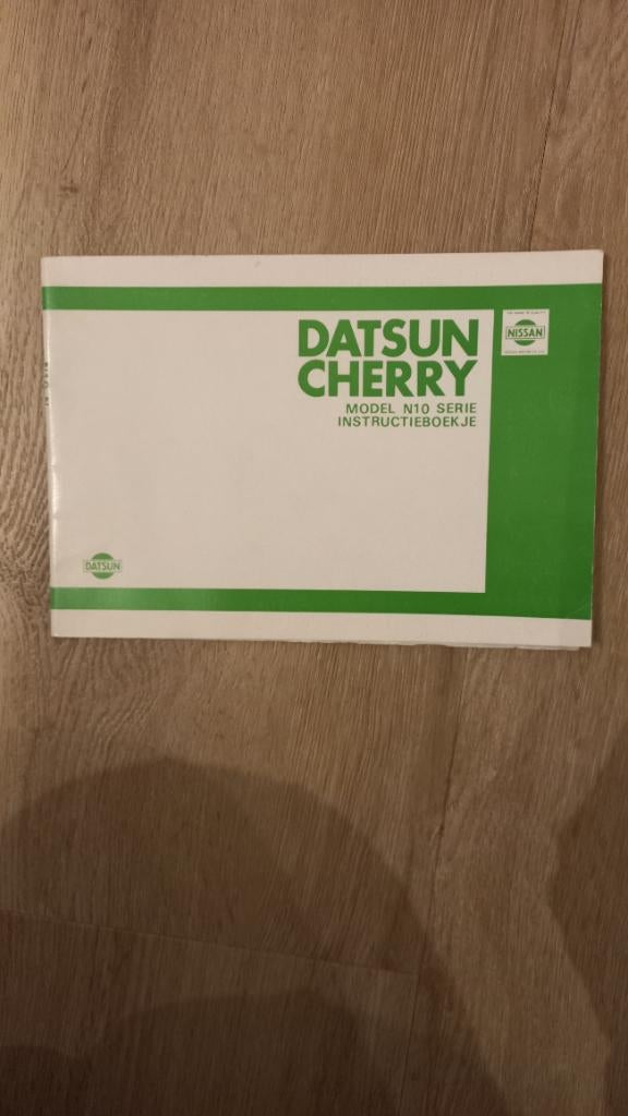 DATSUN CHERRY  INSTRUCTIEBOEKJE  2 stuks, Ophalen of Verzenden