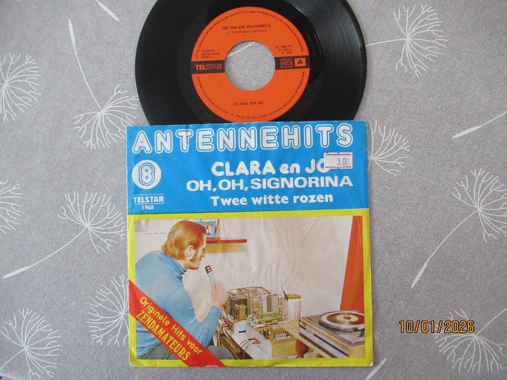 Clara en Jo         OH Oh Signorina, Gebruikt, 7 inch, Single, Ophalen of Verzenden