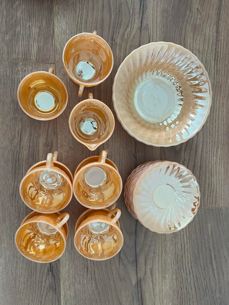 23-delig Anchor Hocking Fire-King Servies Set, Huis en Inrichting, Keuken | Servies, Ophalen, Gebruikt, Overige typen, Glas