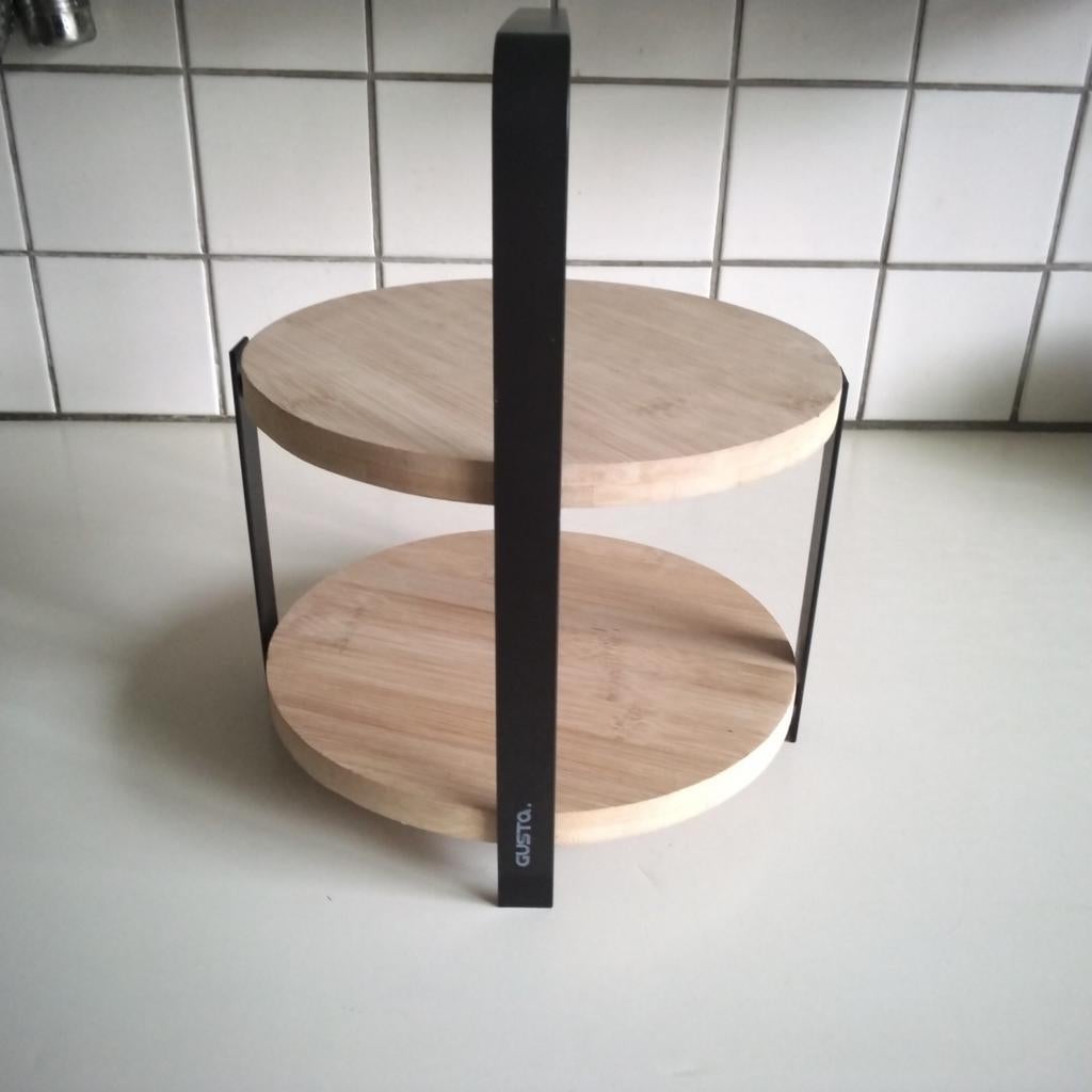 Gusta etagere 2 laags, Ophalen of Verzenden, Nieuw