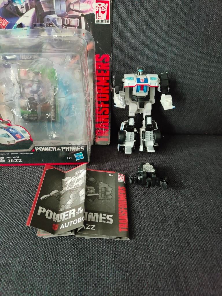 Jazz .power of the primes, Verzamelen, Transformers, Overige generaties, Ophalen of Verzenden, Zo goed als nieuw, Autobots
