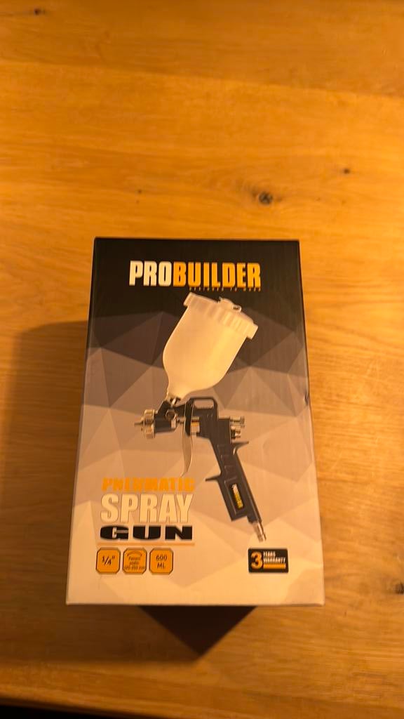 Probuilder Verfspuit nieuw in doos, Ophalen of Verzenden, Zo goed als nieuw