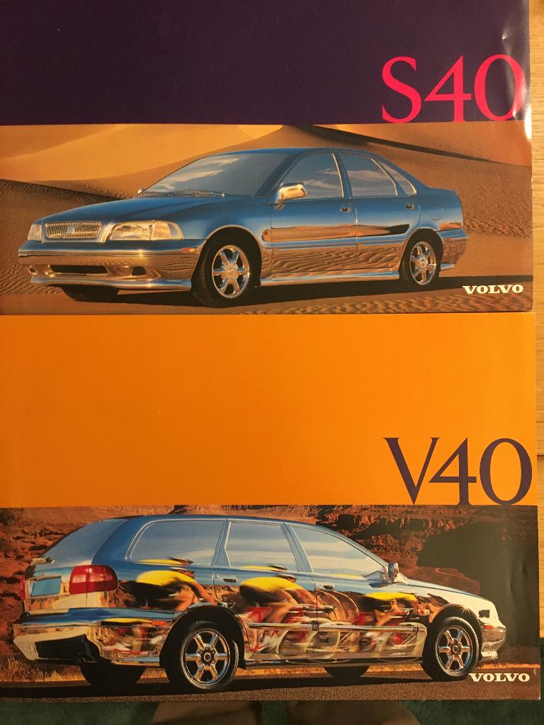 11x Volvo S40/V40 folders brochures prijslijsten Nederlands, Ophalen of Verzenden, Zo goed als nieuw, Volvo