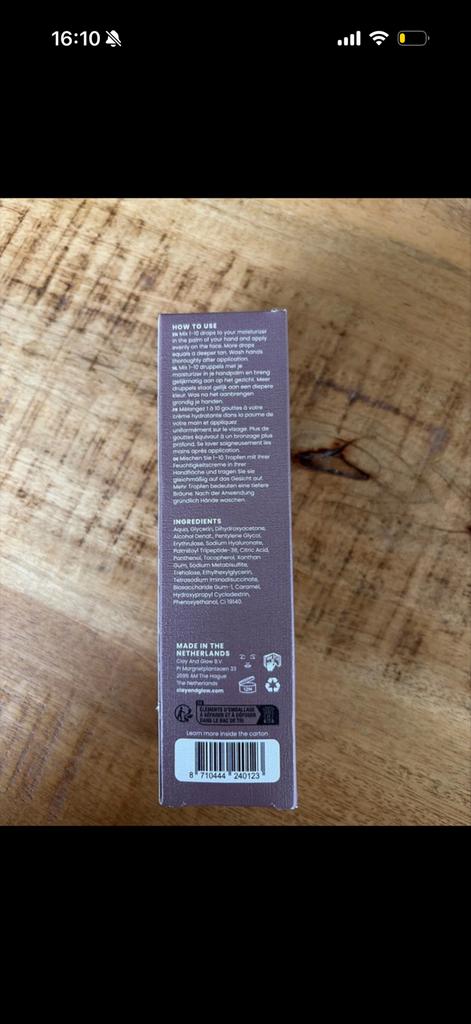 Clay & Glow Tanning Drops - Nieuw, Bruin, Gehele gezicht, Nieuw, Ophalen of Verzenden