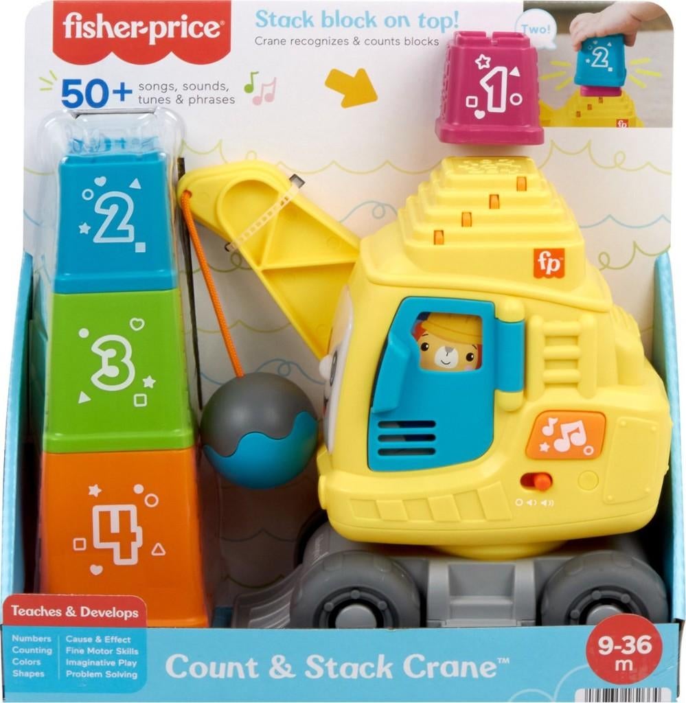 Fisher Price Tel- en Stapelkraan, Kinderen en Baby's, Speelgoed | Fisher-Price, Speelset, Nieuw, Ophalen of Verzenden, Fisher Price
