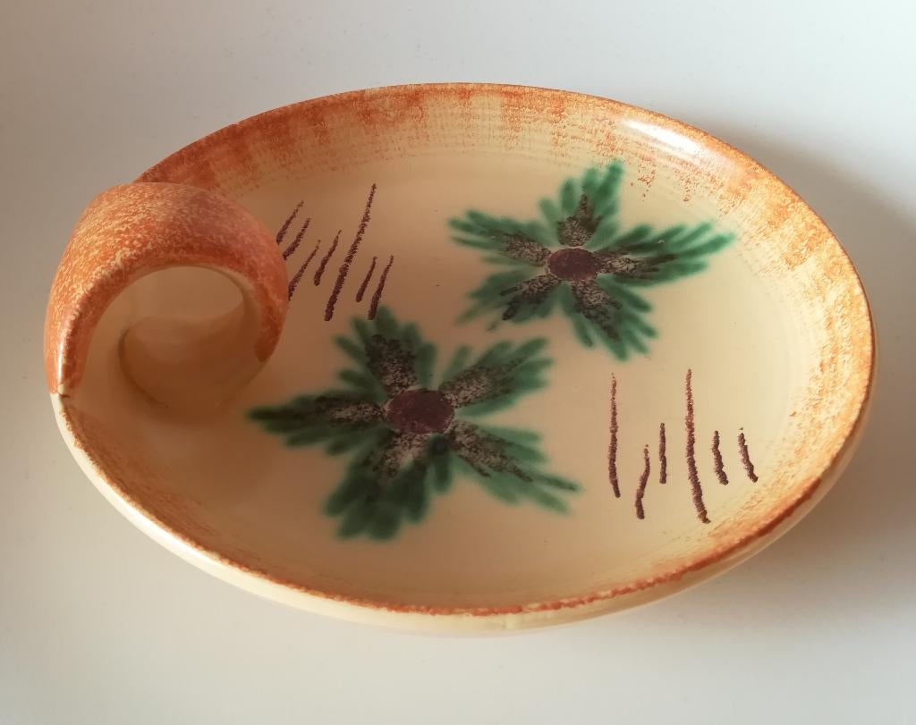 Art Deco Keramieken Schaal Elsterwerda Germany, Antiek en Kunst, Ophalen of Verzenden