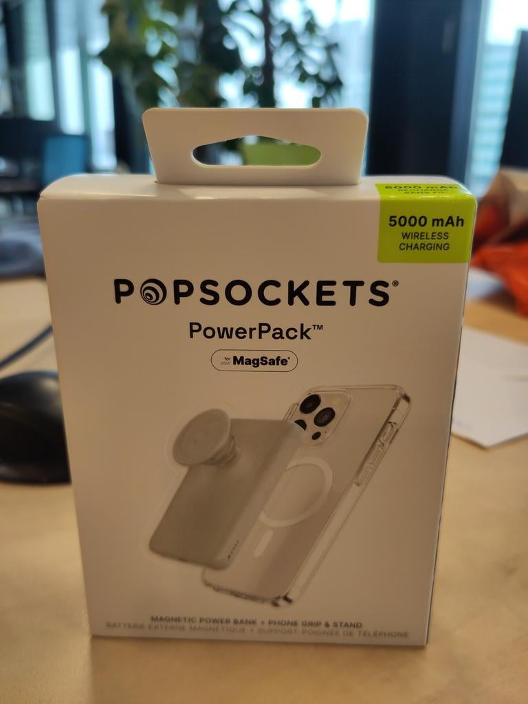 Popsockets PowerPack MagSafe - Draadloos Opladen, Ophalen of Verzenden, Nieuw