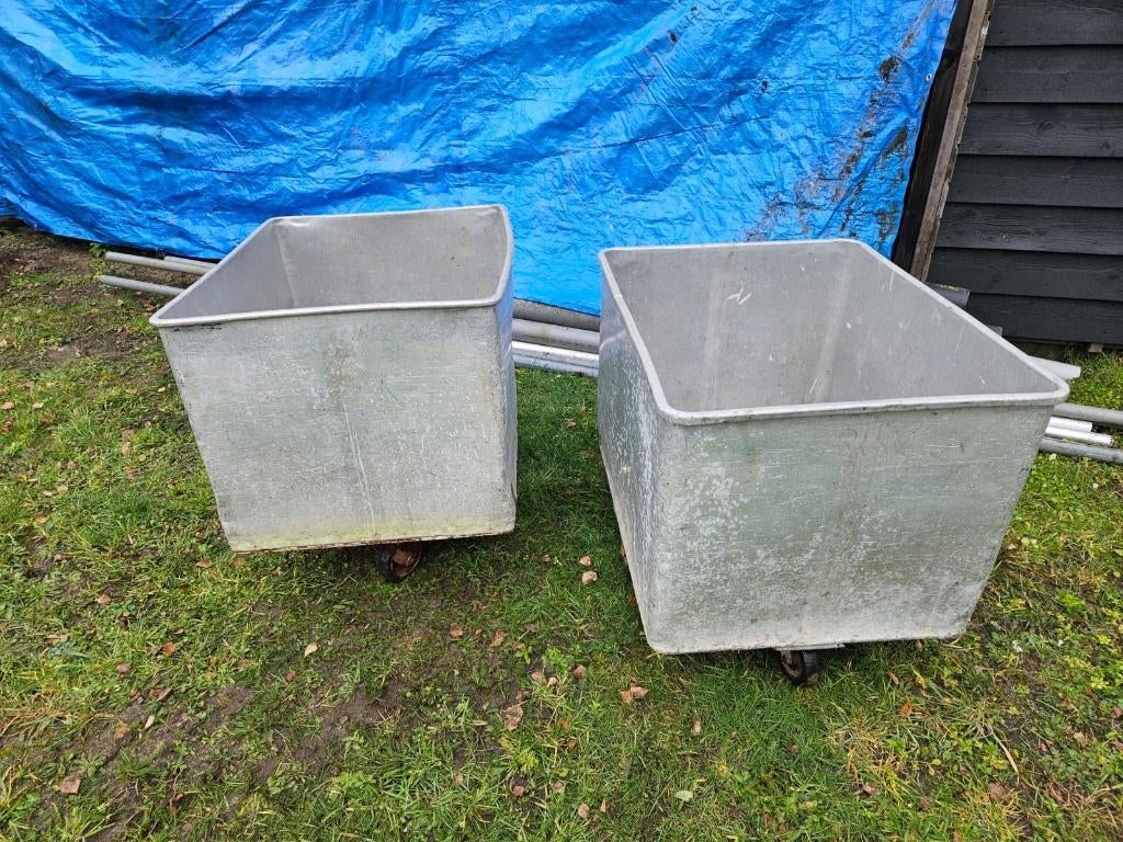 Transportwagens transportwagen, bakwagen, opslagbak, 100 liter of meer, Ophalen, Gebruikt, Transportkar