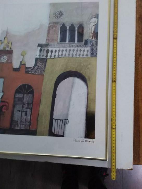 Reproduktie van Rosina Wachtmeister., Ophalen of Verzenden, Metaal of Aluminium, Minder dan 50 cm, 50 tot 75 cm