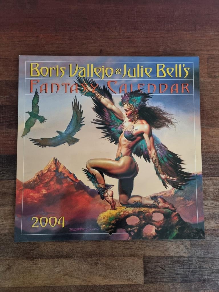 Boris Vallejo & Julie Bell Fantasy Kalenders, Ophalen of Verzenden, Gelezen, Boris Vallejo & Julie Bell