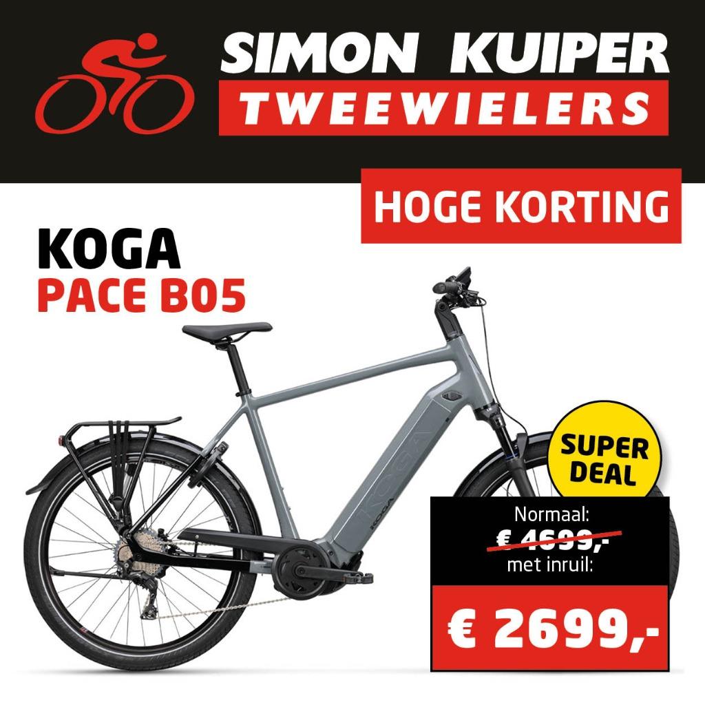 Koga Pace B05 Suspension Elektrische Herenfiets, Overige merken, Versnellingen, Nieuw, Ophalen of Verzenden