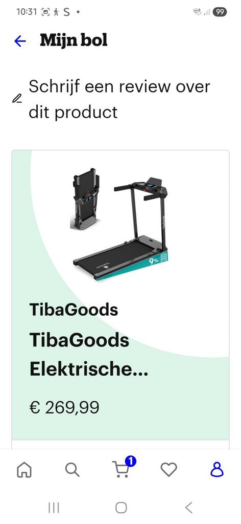 Loopband, Ophalen, Zo goed als nieuw, Loopband