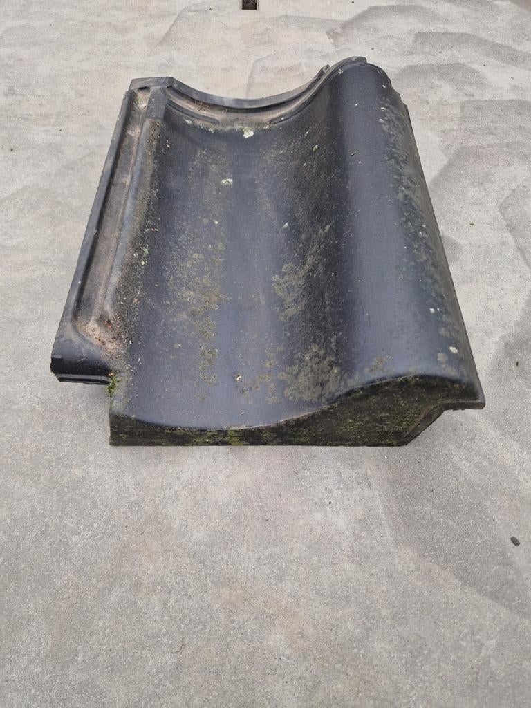 Circa 10.000 Ovh van Oordt dakpannen, zwart satinet/glazura, Steen of Klei, Zwart, Nieuw, Ophalen of Verzenden