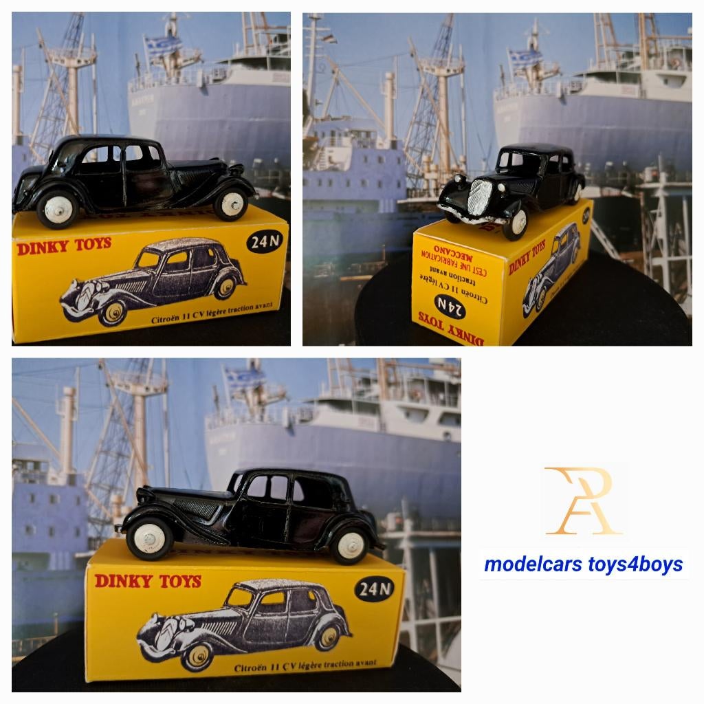 Dinky Toys France 24N Citroen 11CV/BN 1/43, Verzenden, Gebruikt, Auto, Dinky Toys