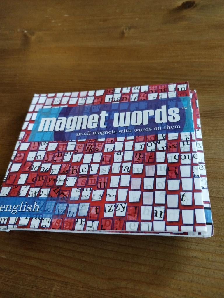 Magnet words Englisch.Nieuw., Ophalen of Verzenden, Minder dan 500 stukjes, Nieuw