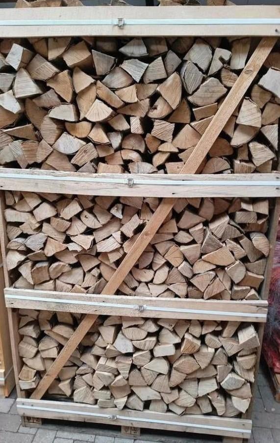 Mooi ovengedroogd haardhout gratis bezorgd eik beuk berk es, Tuin en Terras, Haardhout, 6 m³ of meer, Ophalen of Verzenden, Blokken