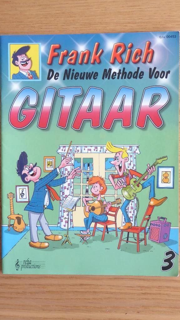 Frank Rich Gitaar - boek 3, Gitaar, Verzenden, Les of Cursus, Zo goed als nieuw