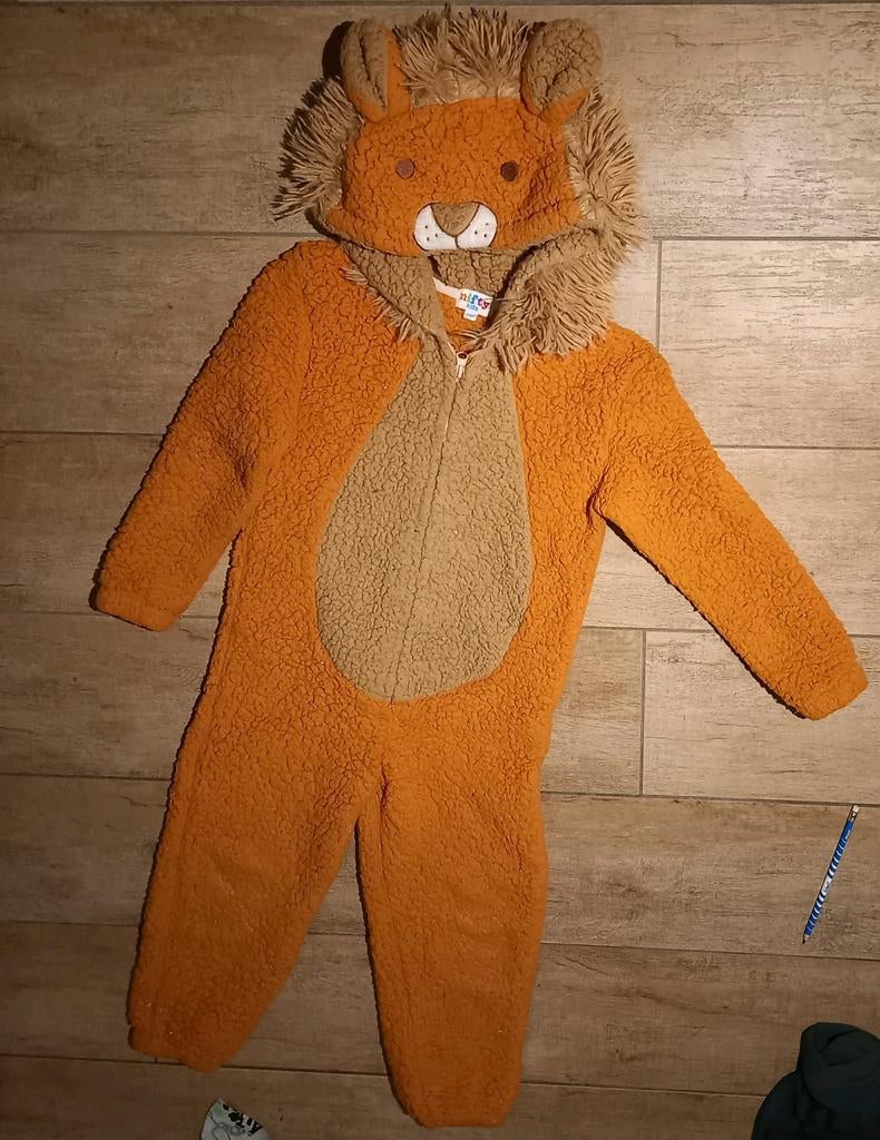 Zachte onesie leeuw maat 122/128, Ophalen of Verzenden, Gebruikt, 122 t/m 128, Jongen of Meisje