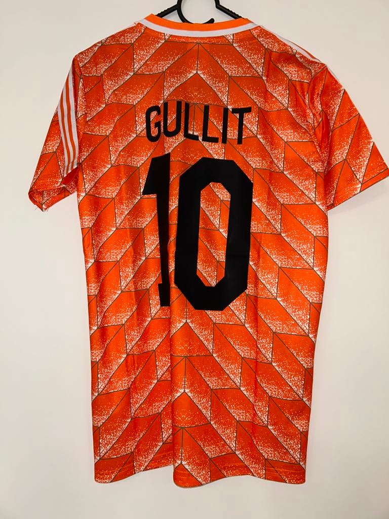 Nederlands Elftal Shirt 1988 Gullit Maat S, Ophalen of Verzenden, Gedragen, Maat 46 (S) of kleiner, Oranje