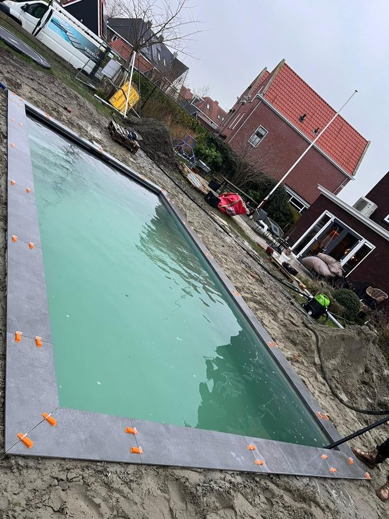 Zwembad randstenen in 120 cm | Porselein met neus | Montage, Verzenden, Nieuw, Overige typen