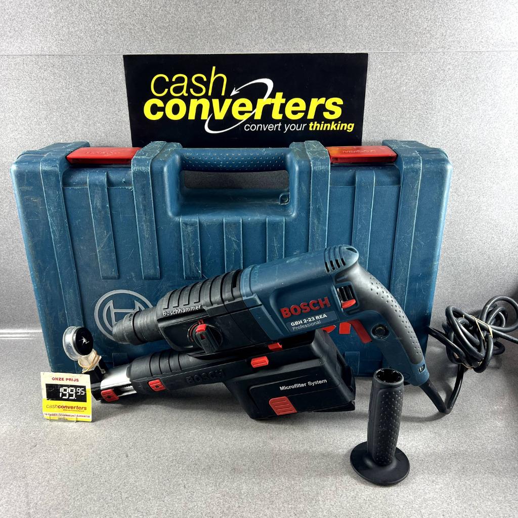 Bosch GBH 2-23 boormachine | met filter | bedraad | 391881, Ophalen of Verzenden, Zo goed als nieuw, Boormachine