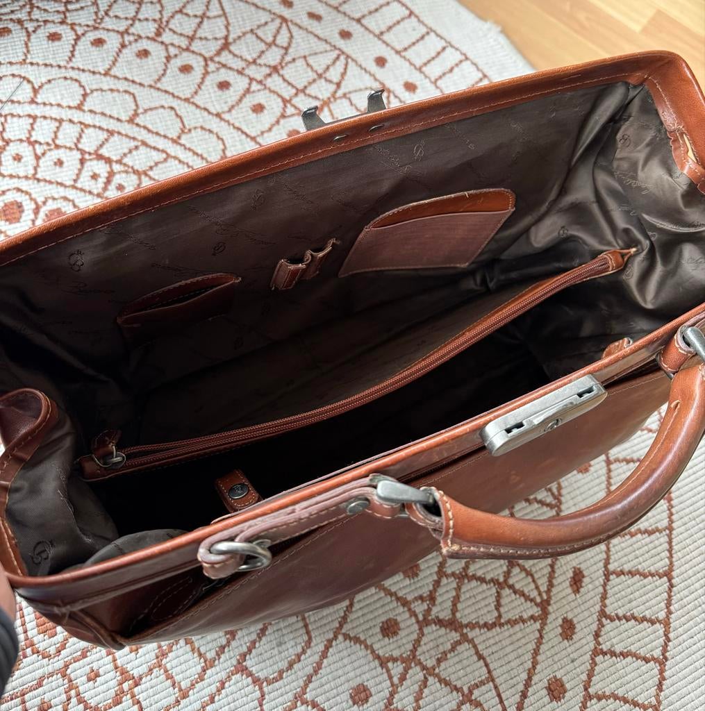 Castelijn en Beerens Attaché koffer - Leer, Gebruikt, Bruin, Leer, Ophalen