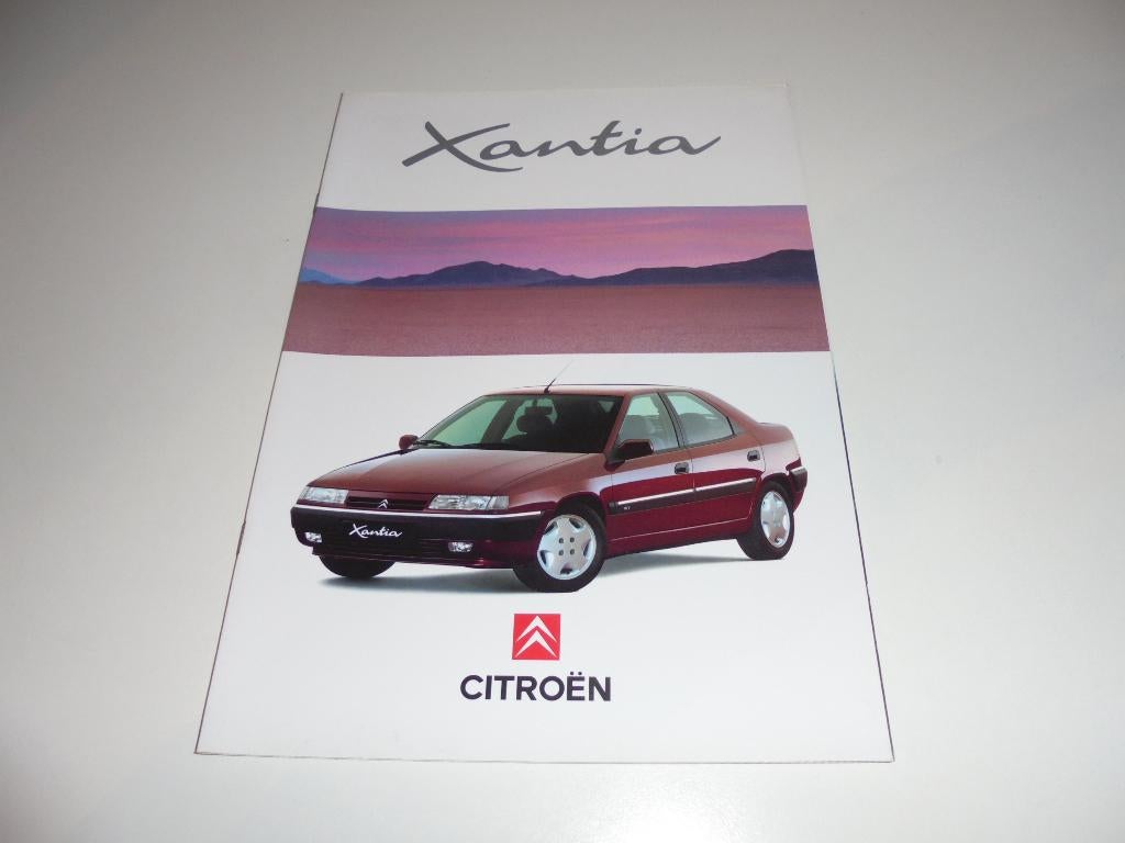 brochure Citroen Xantia   1995, Ophalen of Verzenden, Nieuw, Citroën