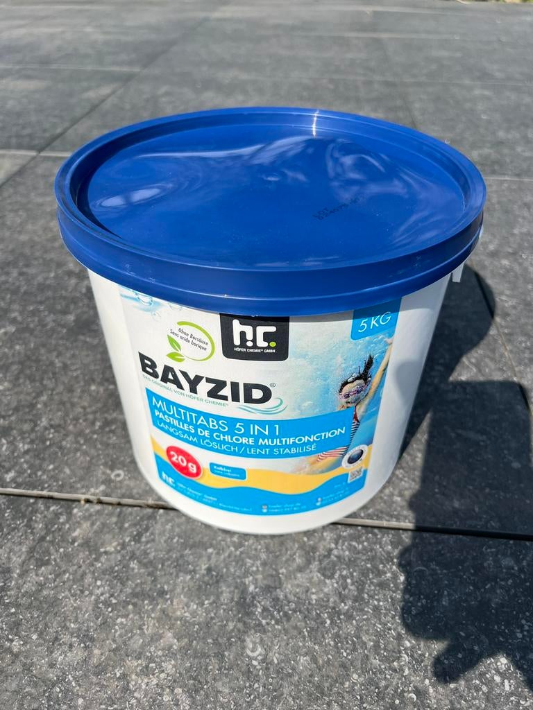 Chloortabletten 5in1 20 gram per tablet 5kg emmer, Tuin en Terras, Zwembad-toebehoren, Nieuw, Reinigingsmiddel, Ophalen of Verzenden