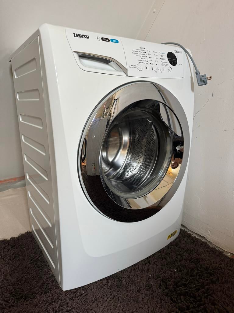 Wasmachine Zanussi 8kg XXL Lindo300, Witgoed en Apparatuur, Wasmachines, Ophalen, 1200 tot 1600 toeren, Gebruikt, 8 tot 10 kg