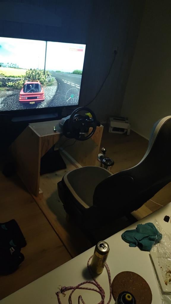 Race stuur thrustmaster tmx met th8a schakelpook, Ophalen, Zo goed als nieuw, Stuurtje of Sportattribuut, Xbox Original