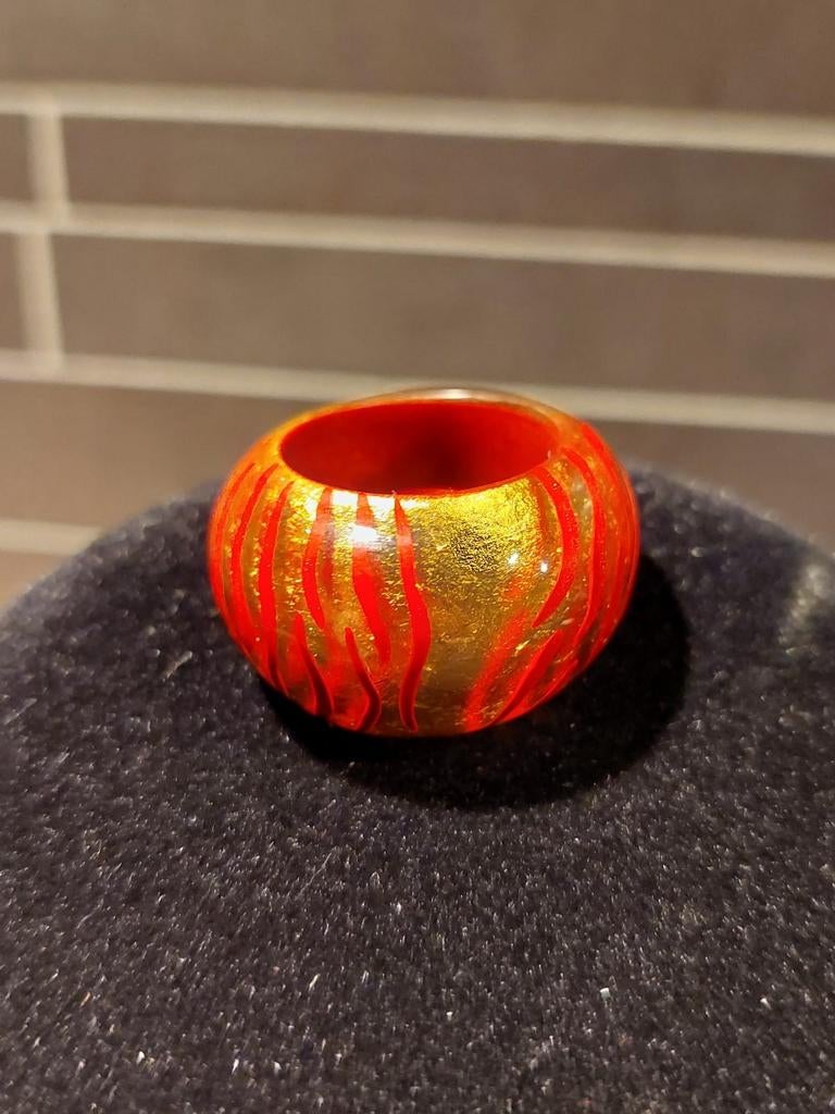 Zsiska ring - mt. M, Overige kleuren, Ophalen of Verzenden, Zo goed als nieuw, 17 tot 18