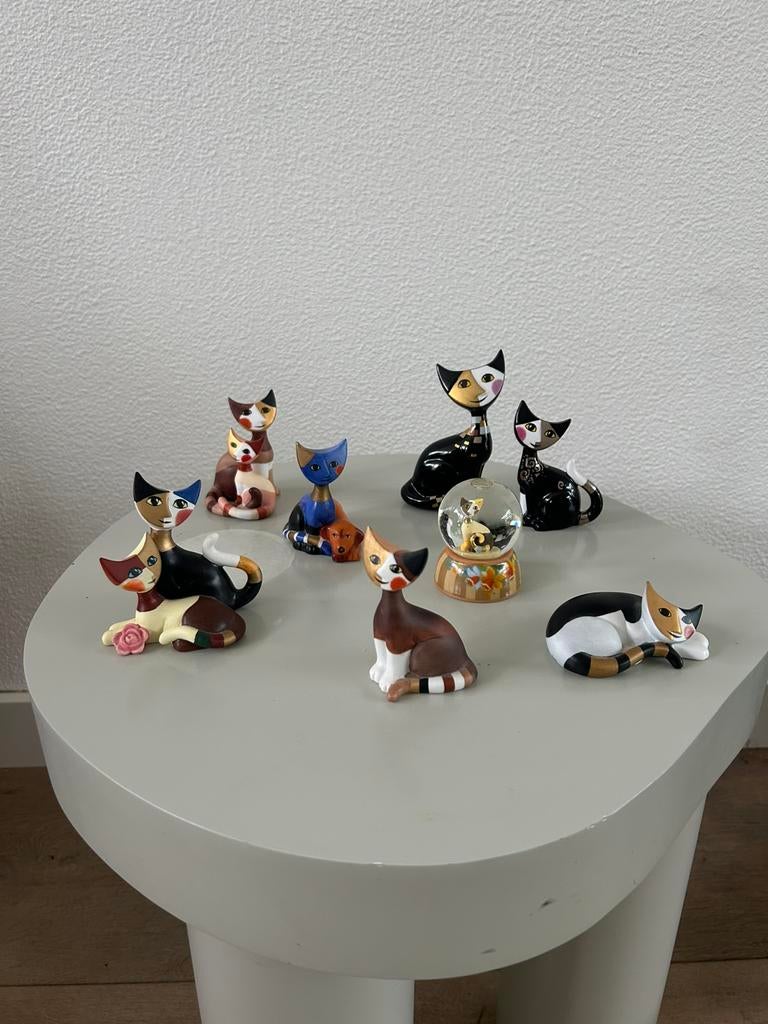 Goebel Rosina Wachtmeister katten beeldjes, Verzamelen, Beelden en Beeldjes, Ophalen of Verzenden, Zo goed als nieuw, Dier